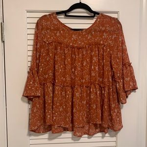 Floral Fall Blouse